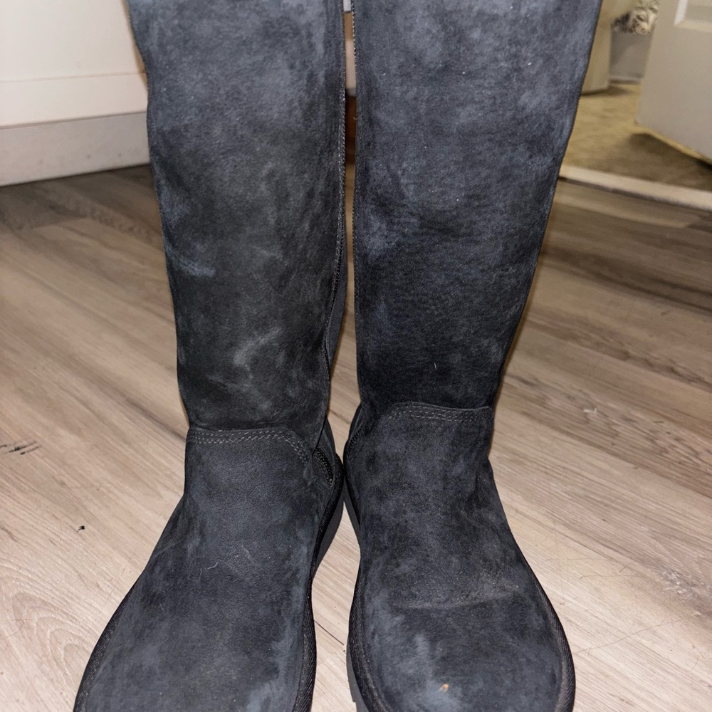 UGG Women's Charcoal Suede Winter Boots